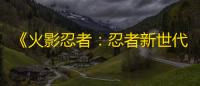 《火影忍者：忍者新世代》爱与恨的赤红之莲	！——SS忍 红莲登场！